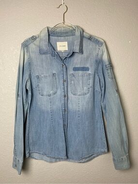 life in progress Light Blue Denim Shirt - Size M
